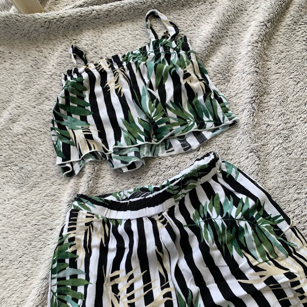 Fashion Nova Striped Set